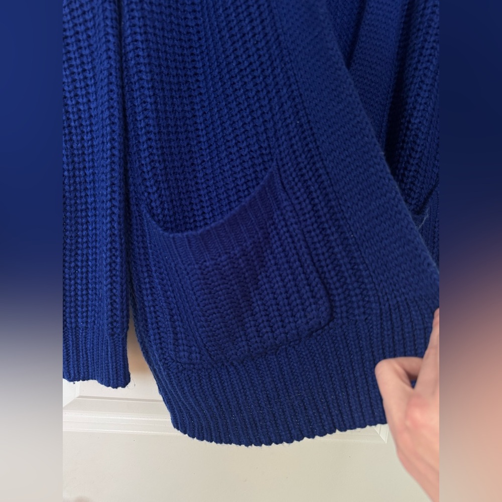 Blue Women's Cardigan - Picture 3 of 6